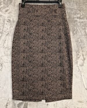 Express Brown Pencil Skirt Size Small Career Workwear Holiday Does NOT Have Belt
